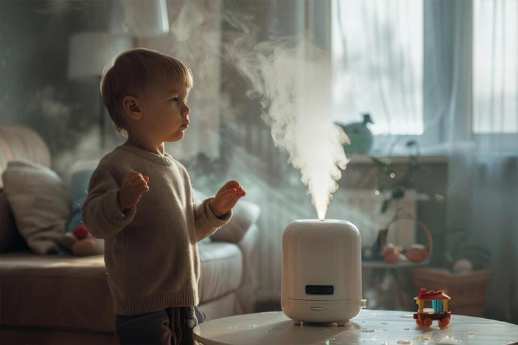 خطرات احتمالی انواع دستگاه بخور برای کودکان